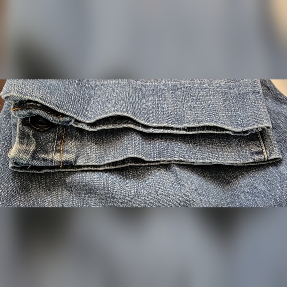 VTG Tommy Hilfiger Hipster Denim Capris High Rise Medium Wash Blue 18 Vintage - Picture 4 of 9